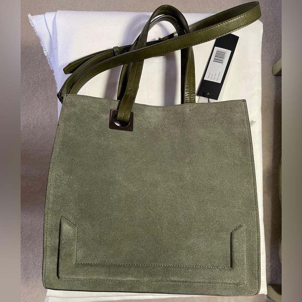 NWT HALSTON HERITAGE  OLIVE COLORED  HANDBAG